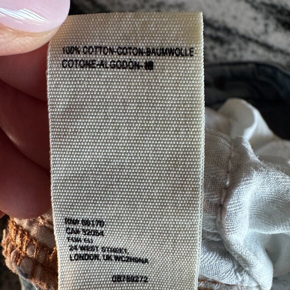 We The Free Montauk distressed, button fly, denim mini skirt size 25 - Picture 11 of 11